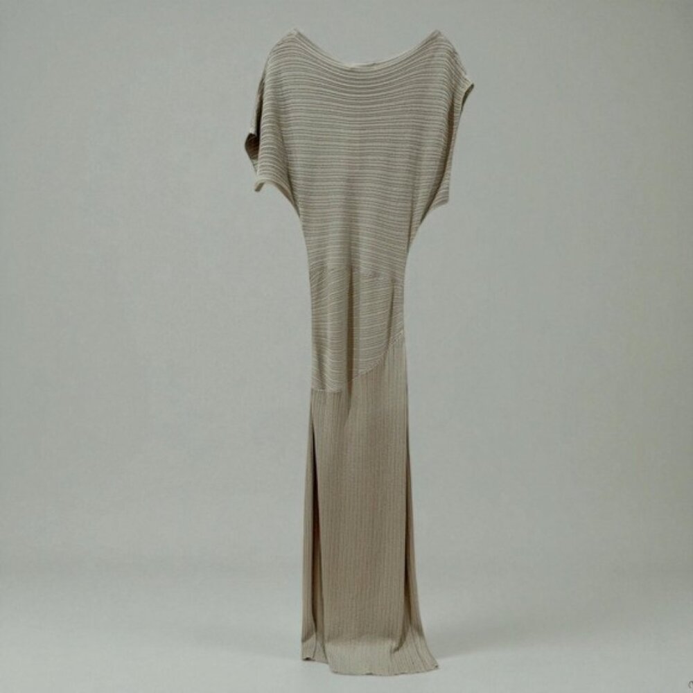 NWT Revolve Mon Renn Celest Off Shoulder Knit Sweater Maxi Dress Sage Green - Picture 7 of 10